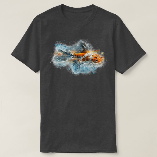 Shubunkin Carassius auratus T-Shirt (Design Front)