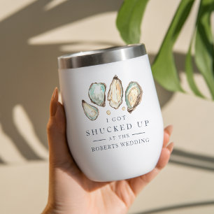 Shucked Up Coastal Oyster Wedding Favour