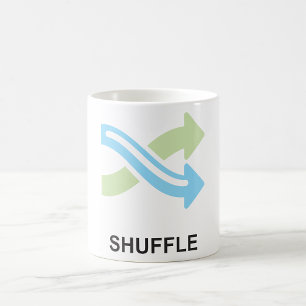 Shuffle Icon Coffee Mug