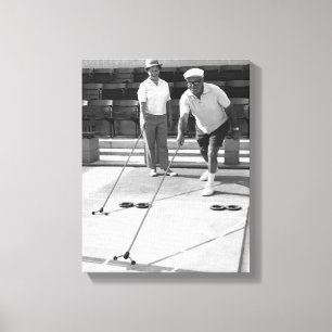 Shuffleboard Canvas Print