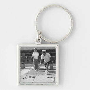 Shuffleboard Key Ring