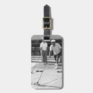 Shuffleboard Luggage Tag