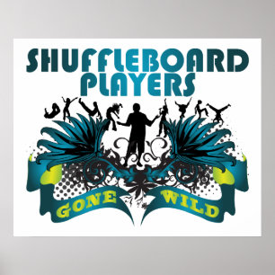 Shuffleboard Players Gone Wild Poster