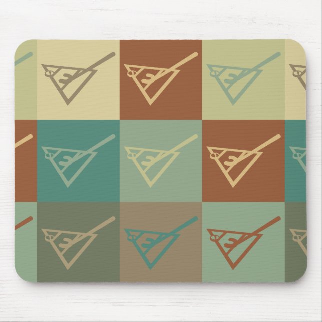 Shuffleboard Pop Art Mouse Pad (Front)