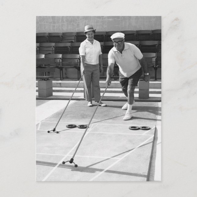 Shuffleboard Postcard (Front)