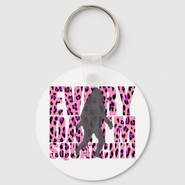 Shufflin' Sasquatch Key Ring (Front)