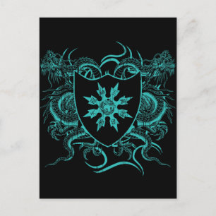 Shuriken Dragons Postcard