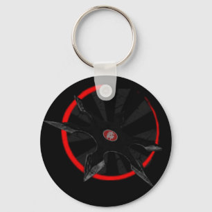 Shuriken Key Ring