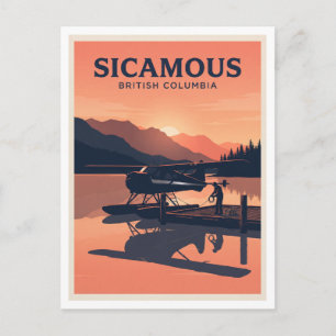 Shuswap Lake at Sicamous Canada Postcard