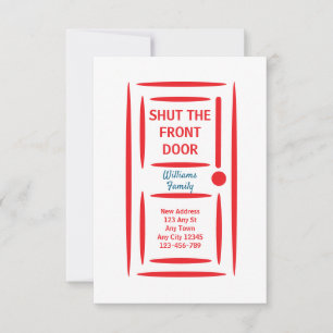 Shut The Front Door New Address Announcement