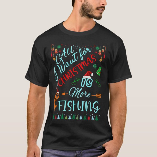 Shut up and fish T-Shirt (Front)