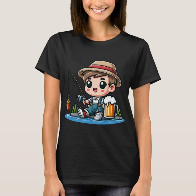 Shut up and fish T-Shirt (Front)