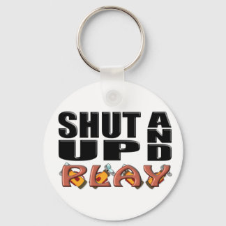 SHUT UP AND PLAY (Golf) Key Ring