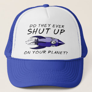Shut Up Funny Hat Cap Insult Humour
