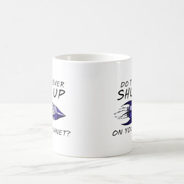Shut Up Funny Mug Insult Humour (Center)