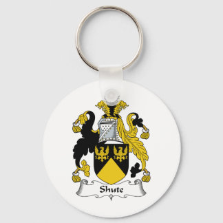 Shute Family Crest Key Ring