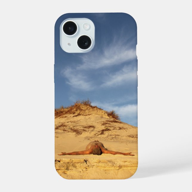 Shuttergirl Golden Sand God Phone Case (Back)