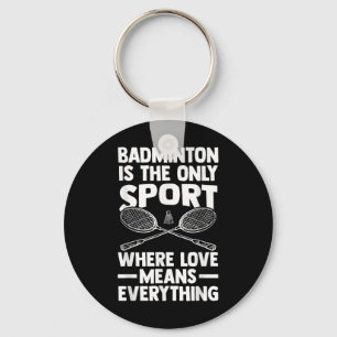 Shuttle Badminton 3  Key Ring
