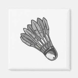 Shuttle Badminton Love Team Player Coach 1  Magnet