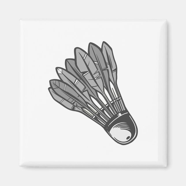 Shuttle Badminton Love Team Player Coach 1  Magnet (Front)