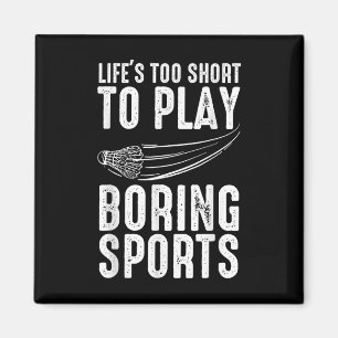 Shuttle Badminton Magnet