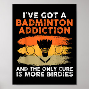 Shuttle Badminton Player 4  Poster