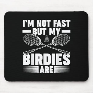 Shuttle Badminton Player _9 Mouse Pad