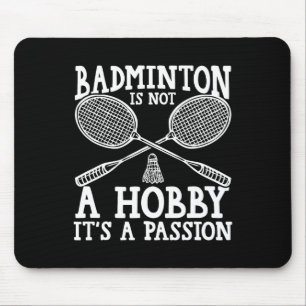 Shuttle Badminton Player  Mouse Pad