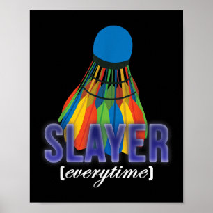 Shuttle Badminton Player Quote  Poster