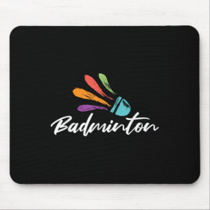 Shuttle Badminton Player Racket Sports Coach Team  Mouse Pad
