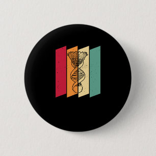 Shuttle Badminton Player Team Court - Its In My Dn 6 Cm Round Badge