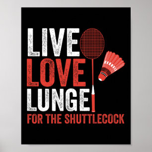 Shuttle Badminton Poster