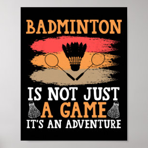 Shuttle Badminton Poster