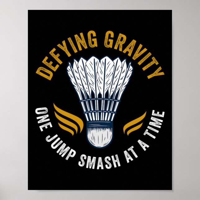 Shuttle Badminton  Poster (Front)