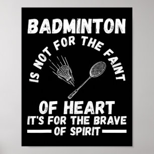 Shuttle Badminton Poster