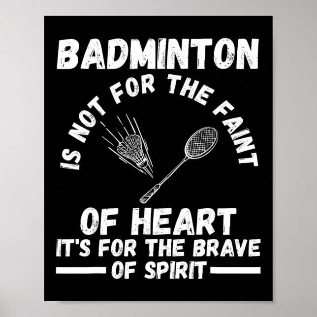 Shuttle Badminton  Poster (Front)