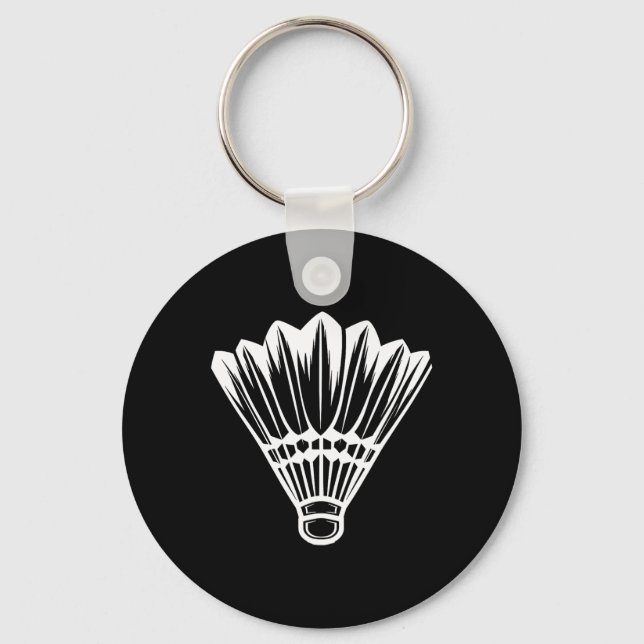 Shuttle Badmintonist  Key Ring (Front)