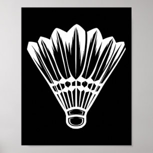 Shuttle Badmintonist Poster