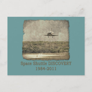 Shuttle DISCOVERY Final Landing Postcard