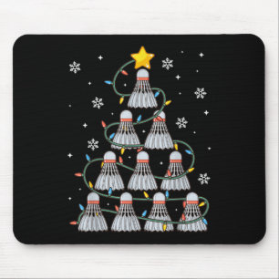 Shuttle Graphic Badminton Player Shirt Gift Christ Mouse Pad