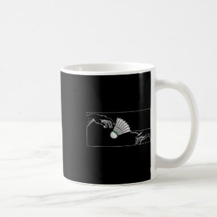 Shuttle In Hands For Badminton Players To Badminto Coffee Mug