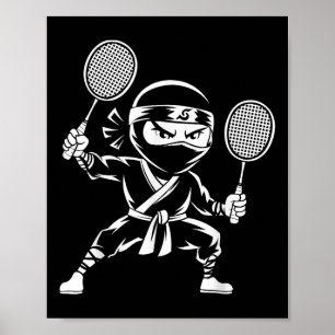 Shuttle Racquet Racket - Team Player Badminton Nin Poster
