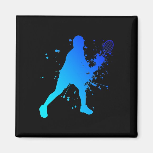 Shuttle Squash Dminton Player  Magnet (Front)