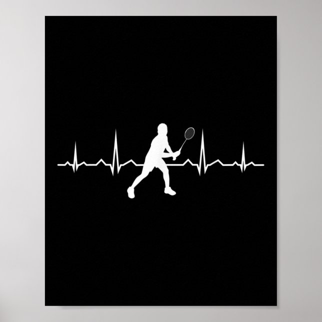 Shuttle Squash Womens Badminton Player  Poster (Front)