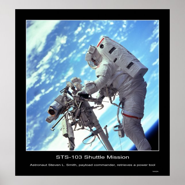 Shuttle-sts103_701_047 Poster (Front)