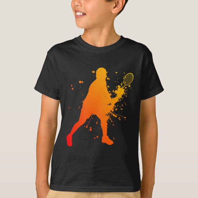 Shuttle Womens Badminton Player Mens Squash  T-Shirt (Front)