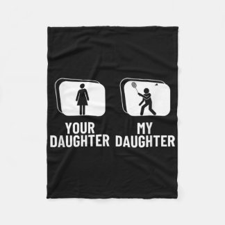 Shuttle Your Daughter My Daughter Mum Funny Badmin Fleece Blanket