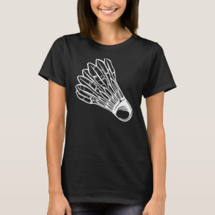 Shuttlecock Badminton Love Team Player Coach 2 T-Shirt