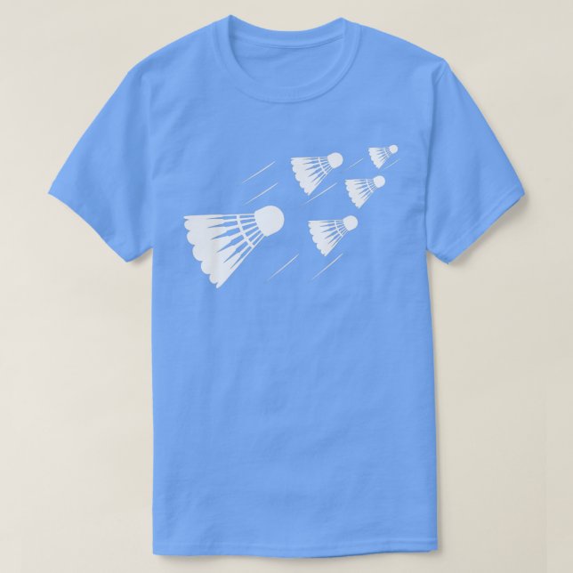 Shuttlecock Badminton Player  T-Shirt (Design Front)