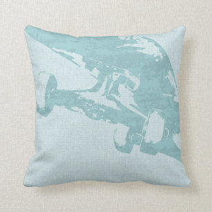 Shuvit Shove-It Skateboard Pillow  Seafoam Blue